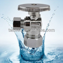 Brass Electroplating Chromium Mini angle Ball Valve